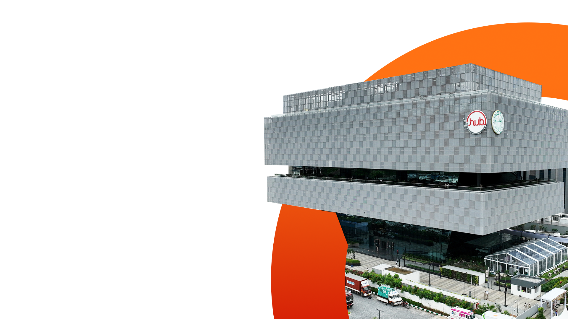 하이데라바드 T-HUB 본사 전경